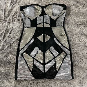 Sequin Sweetheart Minidress